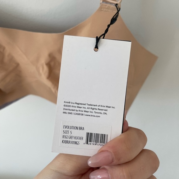 KNIX Nude Evolution Bra Heather Gray - Picture 3 of 5